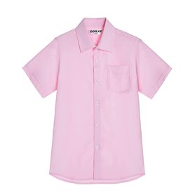 DDILKE Chemise d'école à Manches Courtes pour garçon