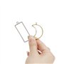 CENRONG Pendentifs à lunette ouverte，30 Pcs Lunette pendentifs cadres Creux pendentifs Pendentifs breloques lunette，pour DIY Rés
