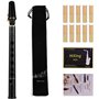 HiXing Saxophone simple, mini saxophone, saxophone de poche pour clé C, étudiants adultes et performance professionnelle débutan