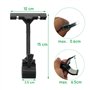 Plastique Signe Clips,6 Pièce Porte Etiquette Prix Rotatif Clip Support Étiquette Plastiques Rotatives Affichage étiquettes Rota