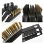 Brosses Métalliques,3 pcs Brosse Metallique a Main Brosse Laiton Brosse de Nettoyage,Brosses à Récurer pour le Nettoyage des Sco