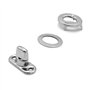 Lahviuu Fermoir Sac,10 pcs Attaches Sac Fermeture à Bouton Tournant Twist Turn Lock, Accessoires pour Sac a Main, Verrous à Tors