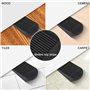 ANWONE 2 Pièces Cale Porte Sol Caoutchouc, Bloc Calle pour Stop Porte Interieur, Bloque Arret de Porte Antidérapantes + 10 Pièce