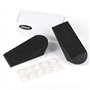ANWONE 2 Pièces Cale Porte Sol Caoutchouc, Bloc Calle pour Stop Porte Interieur, Bloque Arret de Porte Antidérapantes + 10 Pièce