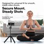 H&S Support Trepied iPhone - Pied Smartphone Universel avec Rotation à 360° pour Téléphone Portable - Adaptateur Trépied Télépho
