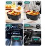 Boîte à déjeuner électrique 1,5 l Lunch Box Chauffante, Gamelle Chauffante,3 en 1 Boite Chauffante Repas(12V / 24V / 220V), Port