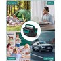Boîte à déjeuner électrique 1,5 l Lunch Box Chauffante, Gamelle Chauffante,3 en 1 Boite Chauffante Repas(12V / 24V / 220V), Port