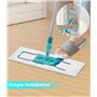 Têtes de Balais Serpillères de Rechange, Lot de 3 Housses de vadrouille en Microfibre pour Leifheit Profi XL Micro Duo/Profi XL 