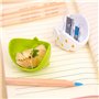 Xrten 4Pcs Taille Crayon Enfant, Taille-Crayon Manuel Mignon Dessin Animé Animal Hibou Deux Trous Taille-Crayons pour Enfants