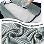 iwobi Bavoir à Manches Longues Bébé, Bavoir à Manches pour Bébé Alimentation Imperméable à l'eau Blouse, Convient pour Les Enfan