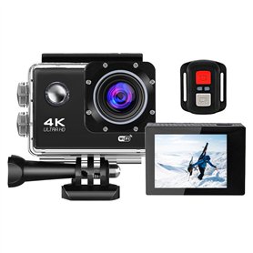 Peppy Caméra d'action 4K 20MP Ultra HD WiFi étanche Caméra de sport