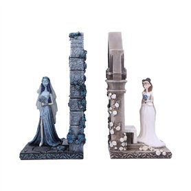 Nemesis Now Serre-livres Emily et Victoria de la mariée cadavre