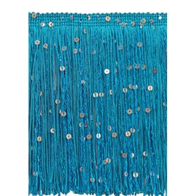 DecoPro 5.5 cm chainette Frange en sequins