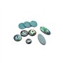 Alnicov High Quanlity Lot de 9 boutons de saxophone soprano soprano alto ténor avec perles de saxophone soprano pour clés Multic