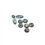 Alnicov High Quanlity Lot de 9 boutons de saxophone soprano soprano alto ténor avec perles de saxophone soprano pour clés Multic