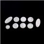 Alnicov Lot de 9 boutons pour saxophone soprano ténor alto soprano soprano saxophone sax perles clés incrustations accessoires c