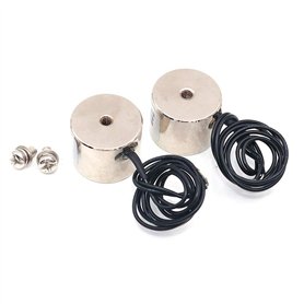 Namvo Lot de 2 électromagnétiques KK-P25/20 de 8 kg à aspiration CC 24 V