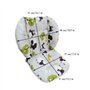 Tapis De Chaise Haute, Poussette Amcho Pour Bébé/Chaise Haute/Siège Auto Coussin De Protection Film Respirant (motif De Moutons 