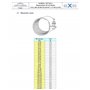 Collier de réparation pour tubes Ø 42-45 mm - Bande type M Saint-Gobain PAM