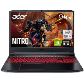acer Nitro 5 AN515 Ordinateur portable de jeu | Intel Core i5-10300H jusqu'à 4