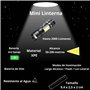 Utilify | Mini lampe torche LED rechargeable haute puissance tactique 2 000 lm, étanche, flash, modes fixe/SOS/latéral et mise a