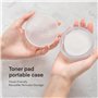 Terez & Honor Mini conteneurs pour soins de la peau : conteneurs de voyage pour tampons toniques et patchs sous les yeux DIY – V