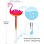 4 cm de Long dégradé Rose Vif en Verre soufflé à la Main pour la Maiso