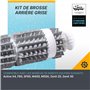 Dolphin Pièce détachée Kit de Brosse arrière Gris Basique - Référence 99955340-ASSY