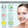 LyfNeeds Rouleau de massage en silicone réutilisable pour le visage, les yeux et le cou - Soin de la peau - Vert
