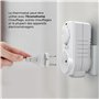 Econohome Prise Thermostat Réglable - Thermostat à Brancher Chauffage & Clim, Compatible Chauffages Muraux, Climatiseurs de Fenê