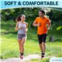 COZLOW Poids pour Chevilles et Poignets pour Hommes et Femmes (Lot de 2, 0,45 kg chacun), Bandes d'entraînement en Silicone pour