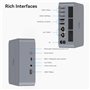 Beelink EQi12 Mini PC, Intel Core i7 12650H (10C/16T, jusqu'à 4.7GHz), 24GB LPDDR5 RAM 500GB M.2 PCIe4.0 SSD, Desktop Computer S