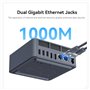 Beelink EQi12 Mini PC, Intel Core i7 12650H (10C/16T, jusqu'à 4.7GHz), 24GB LPDDR5 1TB M.2 PCIe4.0 SSD, Desktop Computer Support