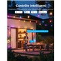 Govee Guirlande Lumineuse d'Extérieur, 15m RGBWIC à Intensité Variable, 16 Million de Couleurs et 111 Modes Scène, 80lm par LED,