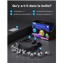 Govee Guirlande Lumineuse d'Extérieur, 15m RGBWIC à Intensité Variable, 16 Million de Couleurs et 111 Modes Scène, 80lm par LED,