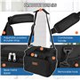 GlasFlength Sac Isotherme Repas 15L, Sac Repas Isotherme Sac Lunch Box Isotherme Portable Lunch Bag Isotherme Grande avec Bandou