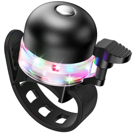 GlasFlength LED Sonnette Velo