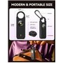 NEUTYPECHIC Alarme Personnelle Anti Agression, 135dB Porte Clef Alarme Anti Agression, avec Defense Double Mode et éclairage LED