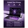 NEUTYPECHIC 2 en 1 Dongle Bluetooth 5.4,Clé WiFi USB pour PC, 900Mbps 2.4GHz, 5.0GHz mit 5dBi Antenna WiFi, Adaptateur Bluetooth