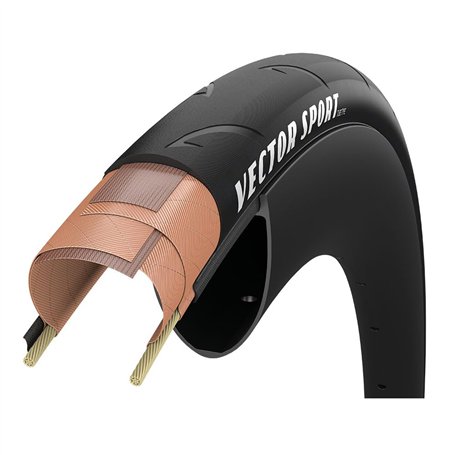 Goodyear Vector Sport 28-622 (700 x 28C) Pneu de vélo de route pliables