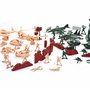 JOYIN 164 Pièce Ensemble de Jeu Soldat Militaire Homme Armé Jouer Bucket Figurines d'Action Battle Group Ensemble de Jeu Militai