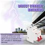 Lot de 2 disjoncteurs DC 1000 V DZ47-63Z-2P DC - Protection de circuit CC - Disjoncteur différentiel - Mini disjoncteur - Disjon