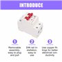 Lot de 2 disjoncteurs DC 1000 V DZ47-63Z-2P DC - Protection de circuit CC - Disjoncteur différentiel - Mini disjoncteur - Disjon