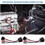 Adaptateur ISO Autoradio Universel: 2 Pièces Faisceau Autoradio Connecteur ISO Autoradio, Faisceau de Câblage 16 Broches pour VW