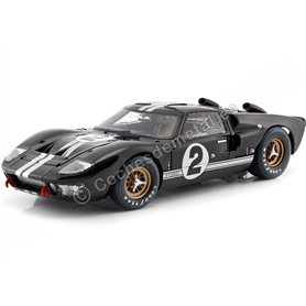 Shelby Collectibles - Shelby408 - Véhicule Miniature - Modèle À L'échelle - Ford Gt 40 Mk Ii - Winner Le Mans 1966 - Echelle 1/1
