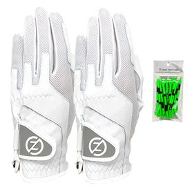 Zero Friction Lot de 2 Gants de Golf synthétiques de Compression pour Femme