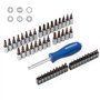 WORKPRO Coffret de Douilles, Clés à Cliquet et Embouts en Cr-V, Outillage Mécanique Professionnel pour Réparation Voiture Auto a
