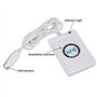 HFeng Lecteur de cartes RFID 13,56 MHz avec programmateur NFC USB + logiciel SDK gratuit + 5 cartes S50 MF + 5 porte-clés UID in