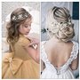Edary mariée mariage fleur épingles à cheveux perle mariée cheveux pièces accessoires de cheveux de mariage pinces à cheveux en 