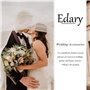 Edary mariée mariage fleur épingles à cheveux perle mariée cheveux pièces accessoires de cheveux de mariage pinces à cheveux en 
